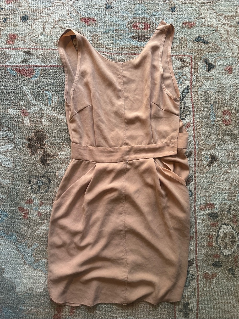 Wilfred Blush Peach Sleeveless Sheath Dress